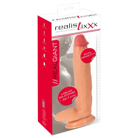 Realistixxx Real Giant - δονητής ρεαλιστικός με όρχεις - extra μεγάλος