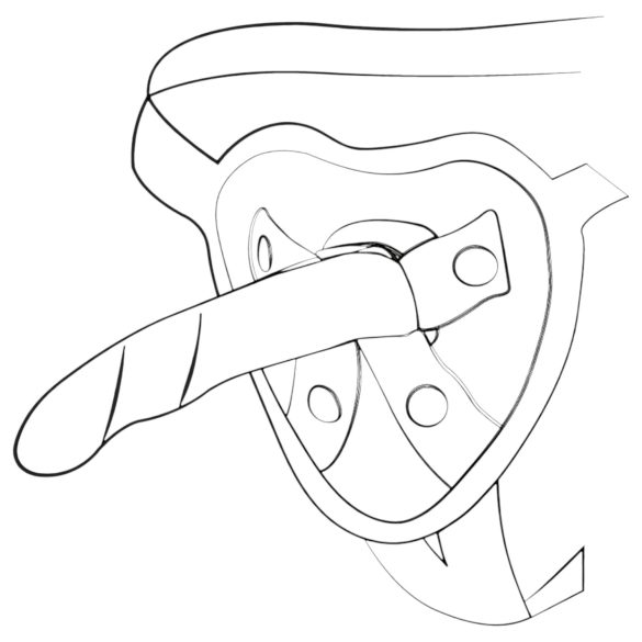 ROMP Dizi - δονητής σιλικόνης εύκαμπτος - ροζ/πορτοκαλί