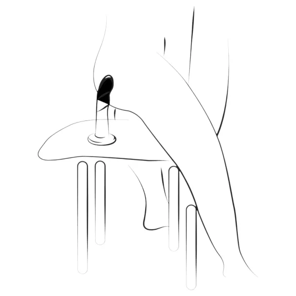 ROMP Dizi - δονητής σιλικόνης εύκαμπτος - ροζ/πορτοκαλί