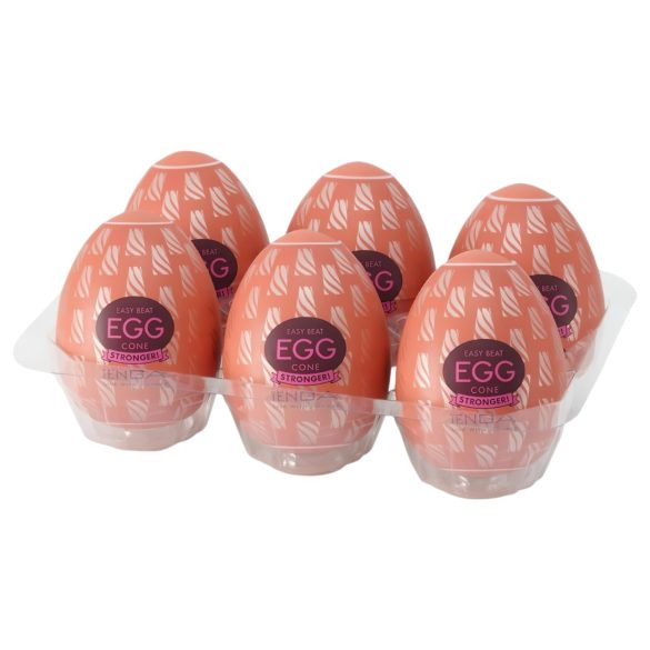 Δυνατό TENGA Egg Cone - αυγό μαστιγώματος (6 τεμ)
