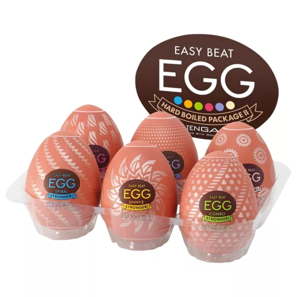TENGA - αυγοειδές ανδρικό μαλακός αυνανιστής σετ - 6 τεμάχια