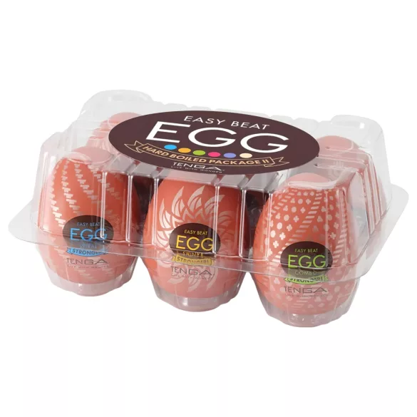 TENGA - αυγοειδές ανδρικό μαλακός αυνανιστής σετ - 6 τεμάχια