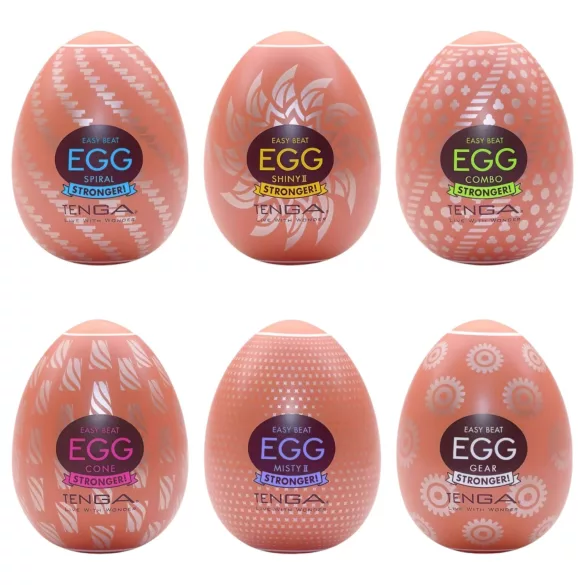 TENGA - αυγοειδές ανδρικό μαλακός αυνανιστής σετ - 6 τεμάχια