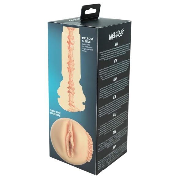 Kiiroo MelRose Michaels - τεχνητός κόλπος - συμβατό με PowerBlow - φυσικό χρώμα