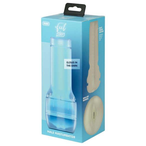 Kiiroo Feel Glow - φωτεινό ομοίωμα κόλπου - συμβατό με PowerBlow (λευκό)