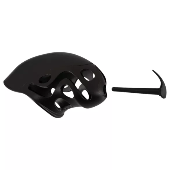 You2Toys - κλουβί πέους με βύσμα - μαύρο