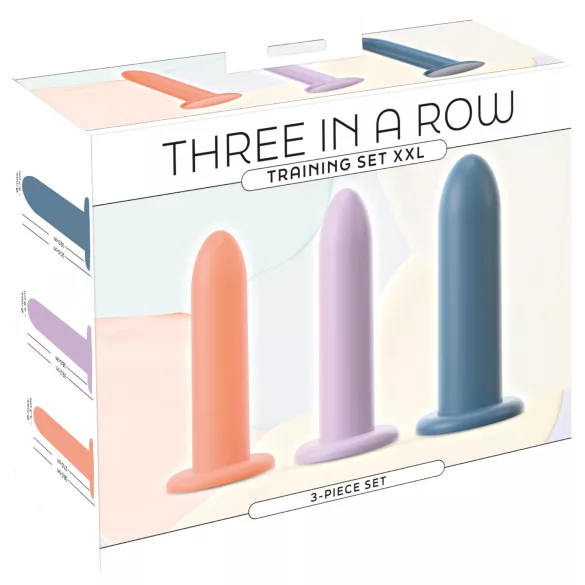 You2Toys - Three in a Row - σετ προπόνησης με δονητή/ντίλντο - 3 τεμ. (πολύχρωμο)