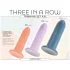 You2Toys - Three in a Row - σετ προπόνησης με δονητή/ντίλντο - 3 τεμ. (πολύχρωμο)