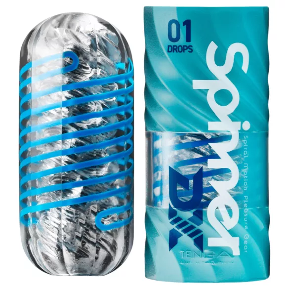 TENGA Spinner DX - ανδρικό αυνανιστήρι (διάφανο)