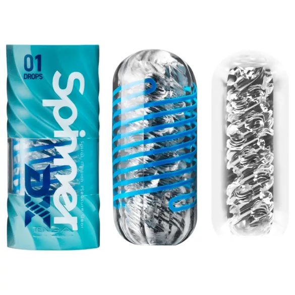 TENGA Spinner DX - ανδρικό αυνανιστήρι (διάφανο)