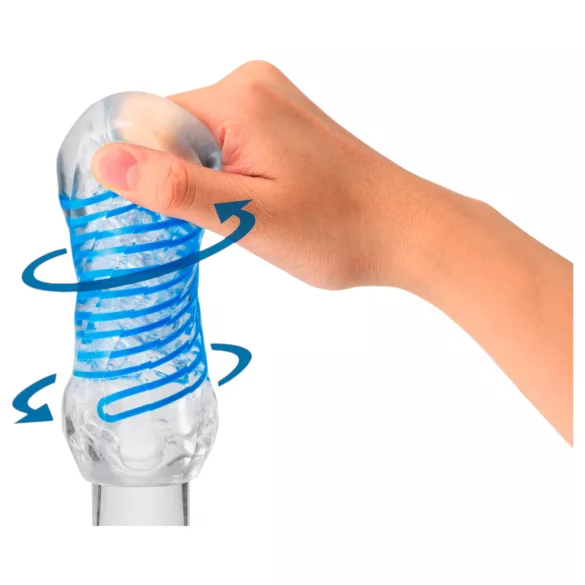 TENGA Spinner DX - ανδρικό αυνανιστήρι (διάφανο)
