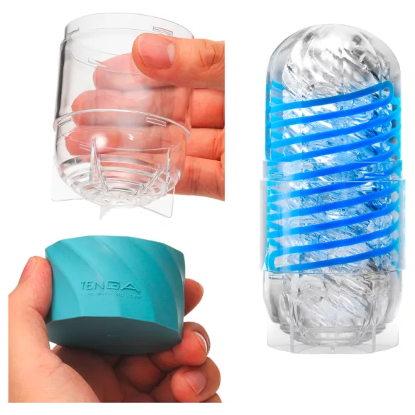 TENGA Spinner DX - ανδρικό αυνανιστήρι (διάφανο)