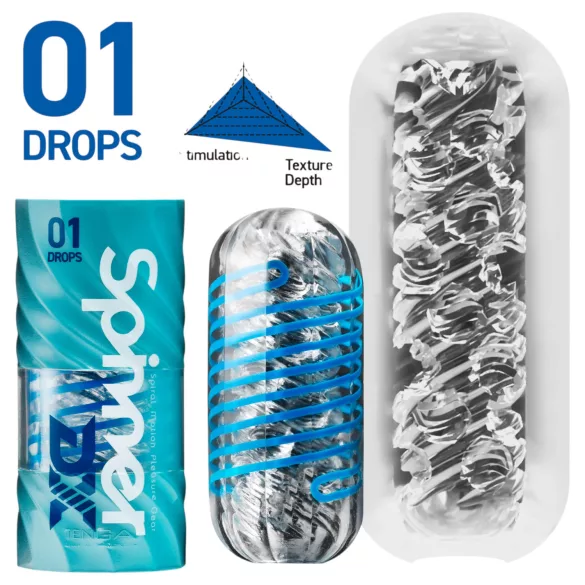 TENGA Spinner DX - ανδρικό αυνανιστήρι (διάφανο)