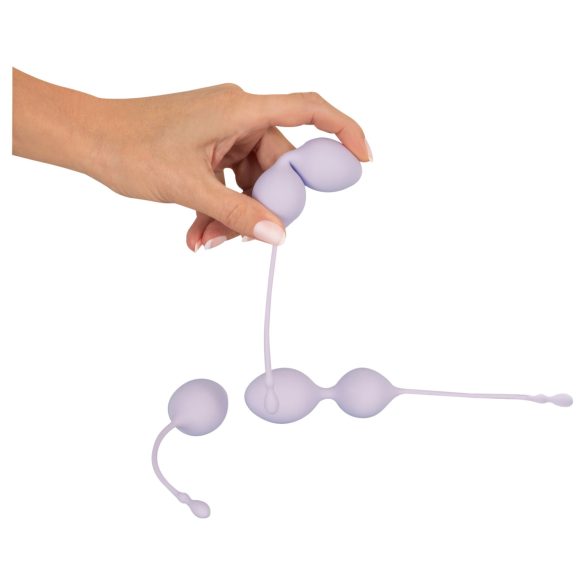 Beau Coeur Elorin - σετ εκγύμνασης μπαλάκια kegel - 3 τεμάχια - μωβ
