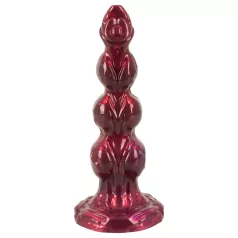   Beasty Cocks - Δονητής Werewolf Willie με βεντούζα - μπορντό (21 cm)