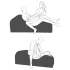 Λιμπερέιτορ Aria Flip Chaise - πολυμορφικός καναπές τάντρα - έπιπλο, 3 τεμαχίων (μαύρο)