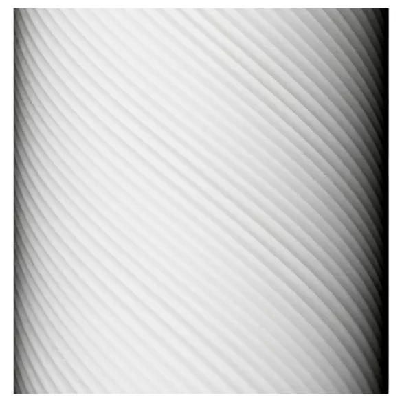 TENGA 3Dx Zen - τρισδιάστατος αυνανιστήρας με ανάγλυφο μοτίβο (λευκός)