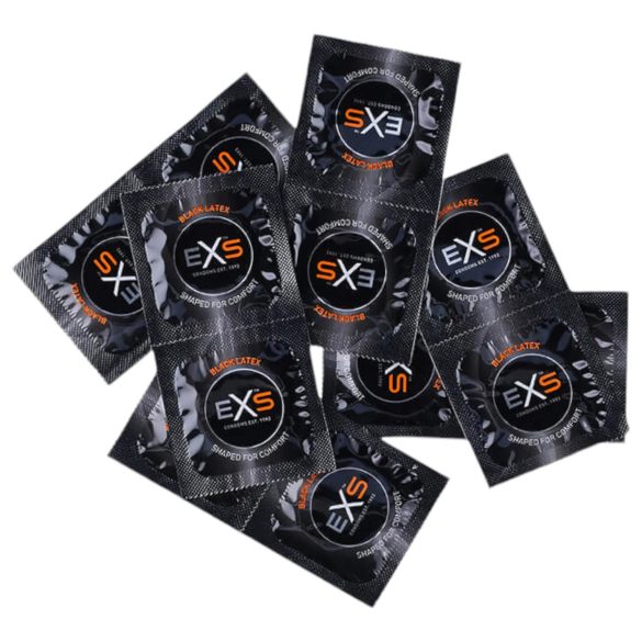 EXS Black - μαύρο προφυλακτικό από λάτεξ (100 τεμ.)