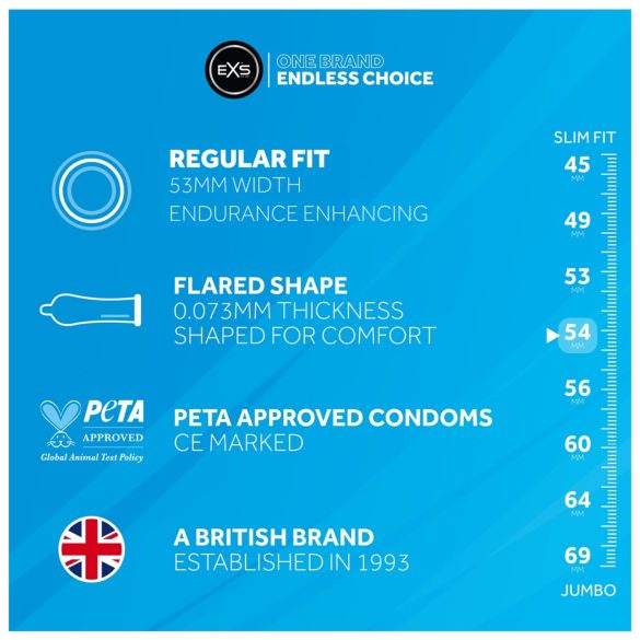 EXS - προφυλακτικά καθυστέρησης - latex - 12 τεμάχια