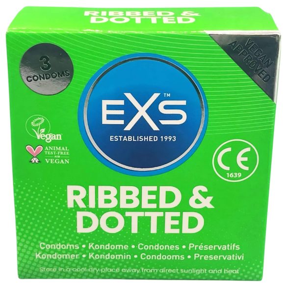 EXS με ραβδώσεις, κουκκίδες και διάπλαση (3 τεμ)