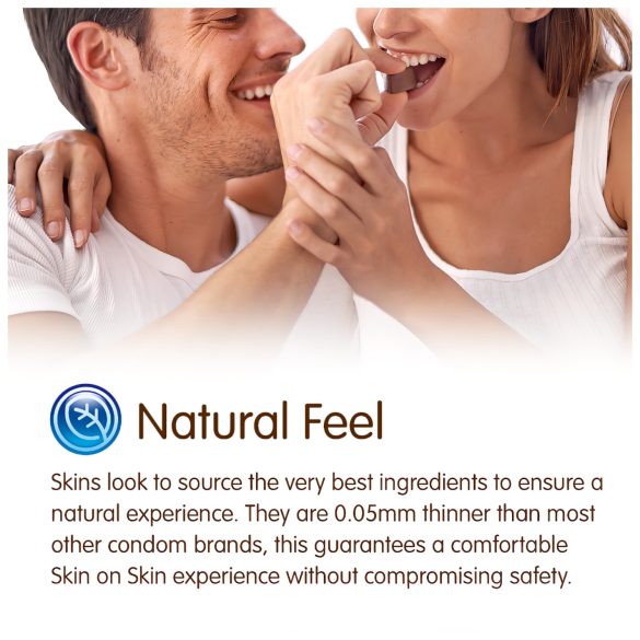 Skins - προφυλακτικά με γεύση σοκολάτα - 4 τεμάχια