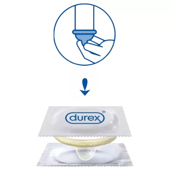 Durex - προφυλακτικά ultra λεπτά Invisible Slim - 10 τεμάχια