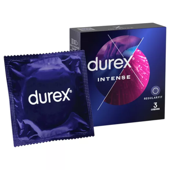 Durex - προφυλακτικό με ραβδώσεις και κουκκίδες - 3 τεμάχια