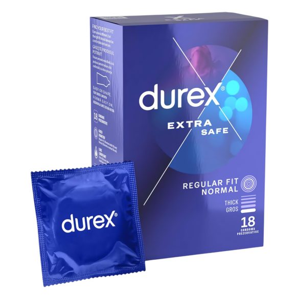 Durex Extra Safe - Ασφαλές Προφυλακτικό (18 τεμ)