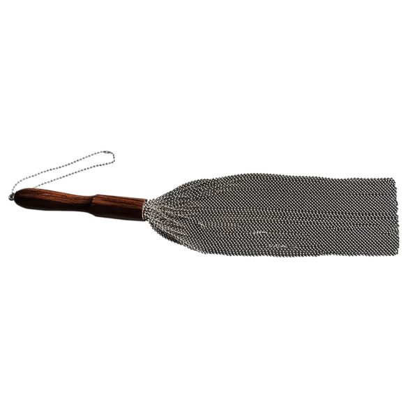 Rouge - μαστίγιο με αλυσίδα - ασημί