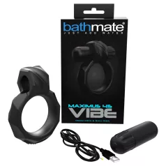   Bathmate Maximus Vibe 45 - επαναφορτιζόμενο δονητικό δαχτυλίδι πέους (μαύρο)