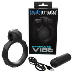   Bathmate Maximus Vibe 55 - επαναφορτιζόμενος δονητικός δακτύλιος πέους (μαύρος)