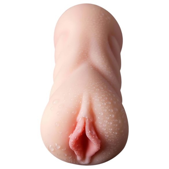 Lonely - ανδρικό masturbator 2 σε 1 στόμα και αιδοίο σιλικόνη φυσικό χρώμα