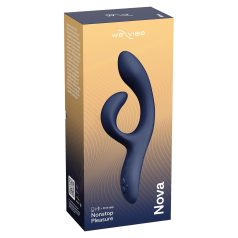   We-Vibe Nova 2 - δονητής rabbit επαναφορτιζόμενος με εφαρμογή - μπλε