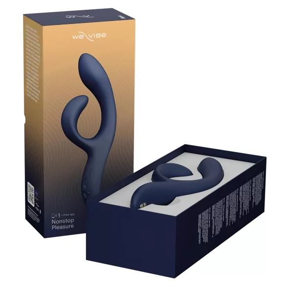 We-Vibe Nova 2 - ευέλικτος δονητής με κλειτοριδικό βραχίονα, με έλεγχο μέσω εφαρμογής (μπλε)