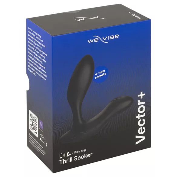 We-Vibe Vector+ - Δονητής πρωκτού με έλεγχο μέσω εφαρμογής (μαύρο)
