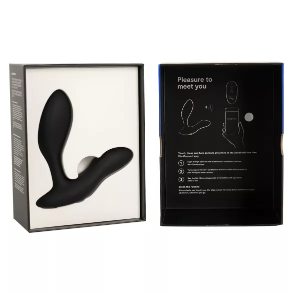 We-Vibe Vector+ - Δονητής πρωκτού με έλεγχο μέσω εφαρμογής (μαύρο)