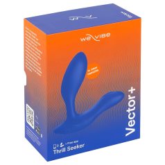   We-Vibe Vector+ - επαναφορτιζόμενο έξυπνο ανδρικό anal δονητής - μπλε
