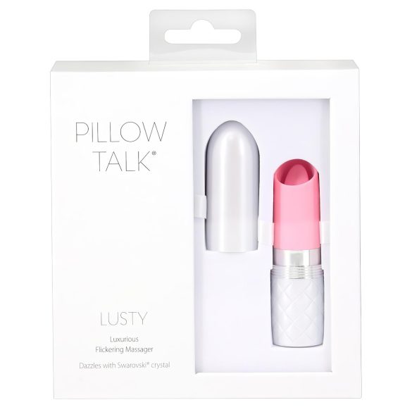 Pillow Talk Lusty - Επαναφορτιζόμενο, γλωσσάκι δονητής (ροζ)