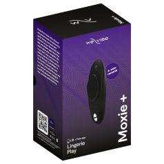   We-Vibe Moxie+ - δονητής κλειτορίδας με τηλεχειρισμό - μαύρο