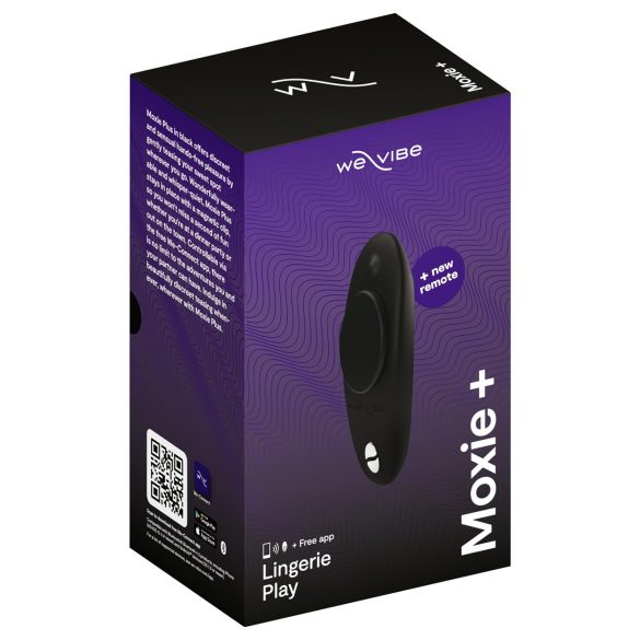 We-Vibe Moxie+ - Έξυπνος, ασύρματος δονητής κλειτορίδας (μαύρο)