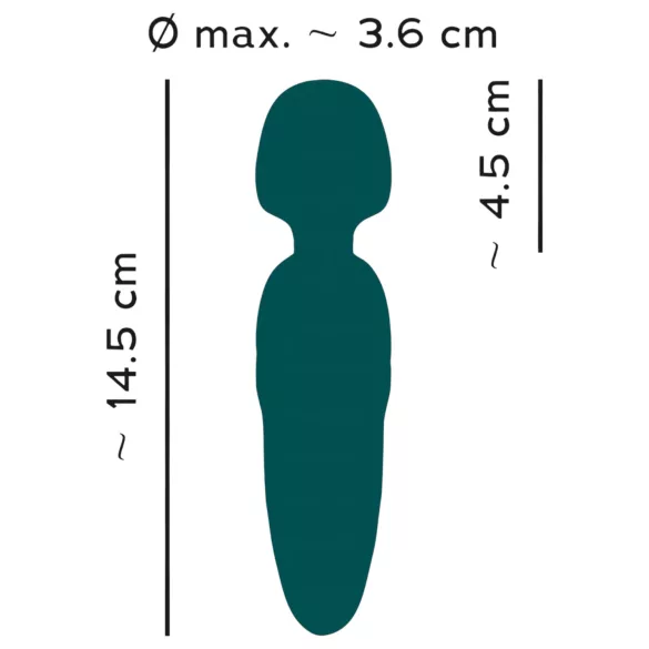 You2Toys Petite - δονητής μασάζ επαναφορτιζόμενος - πράσινο
