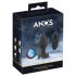 ANOS - φωτιζόμενο, δονητικό πρωκτικό plug (μαύρο)