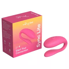   We-Vibe Sync Lite - Δονητής ζευγαριού με εφαρμογή και τηλεχειριστήριο (ροζ)