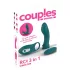 Couples Choice - δονητής 3 σε 1 για ζευγάρια - πολλαπλές λειτουργίες - τιρκουάζ