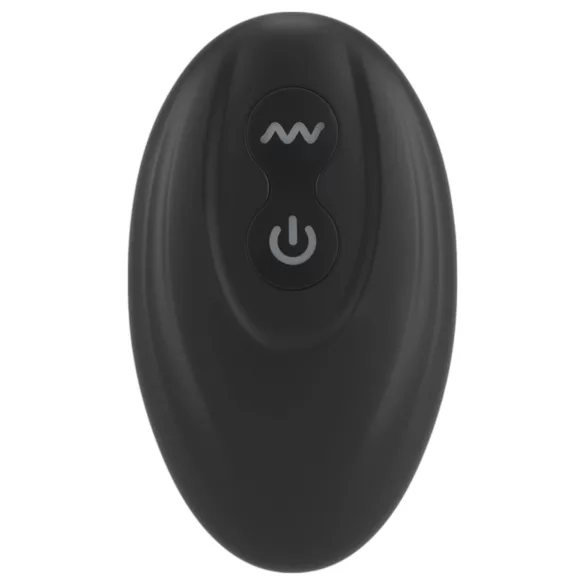 Rebel - δονητής προστάτη με δαχτυλίδι πέους και όρχεων - μαύρος