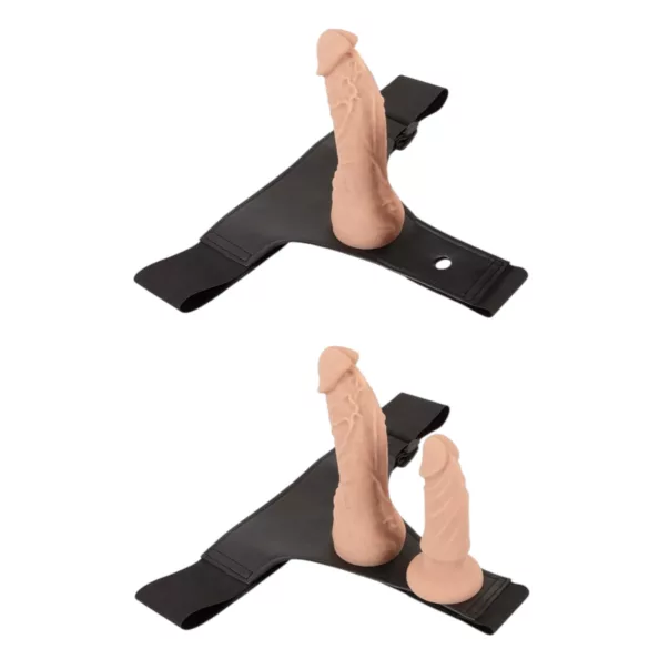 You2Toys - σετ strap-on dildo - φυσικό χρώμα
