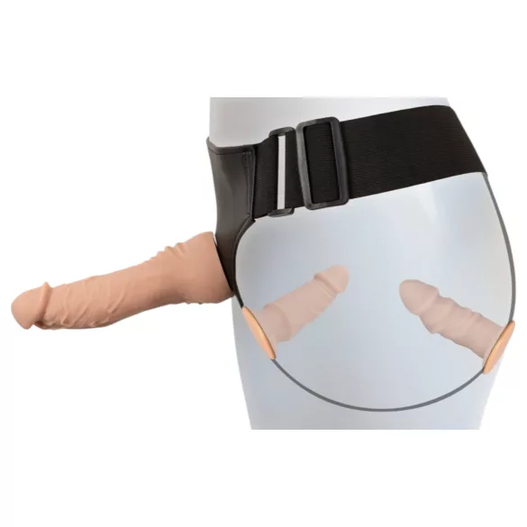 You2Toys - σετ strap-on dildo - φυσικό χρώμα
