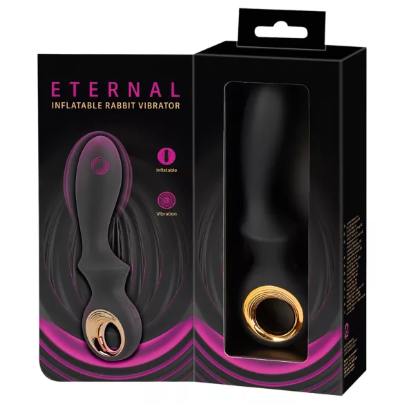 Eternal - φουσκωτός δονητής G σημείου (μαύρο)