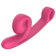   Snail Vibe Curve - δονητής 2 σε 1 για την κλειτορίδα (ροζ)