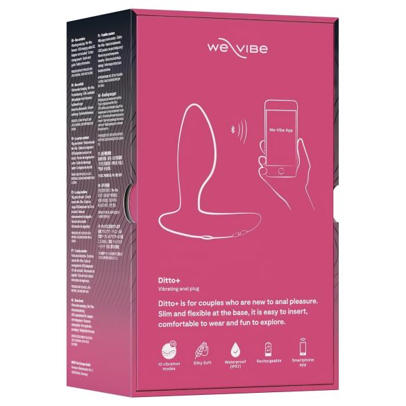 We-Vibe Ditto+ - έξυπνος, αυτόνομος πρωκτικός δονητής (ροζ)